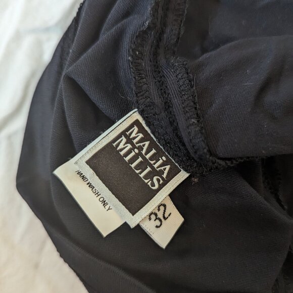 Malia Mills Black Tankini, Size 32 A/B/C - Picture 3 of 5